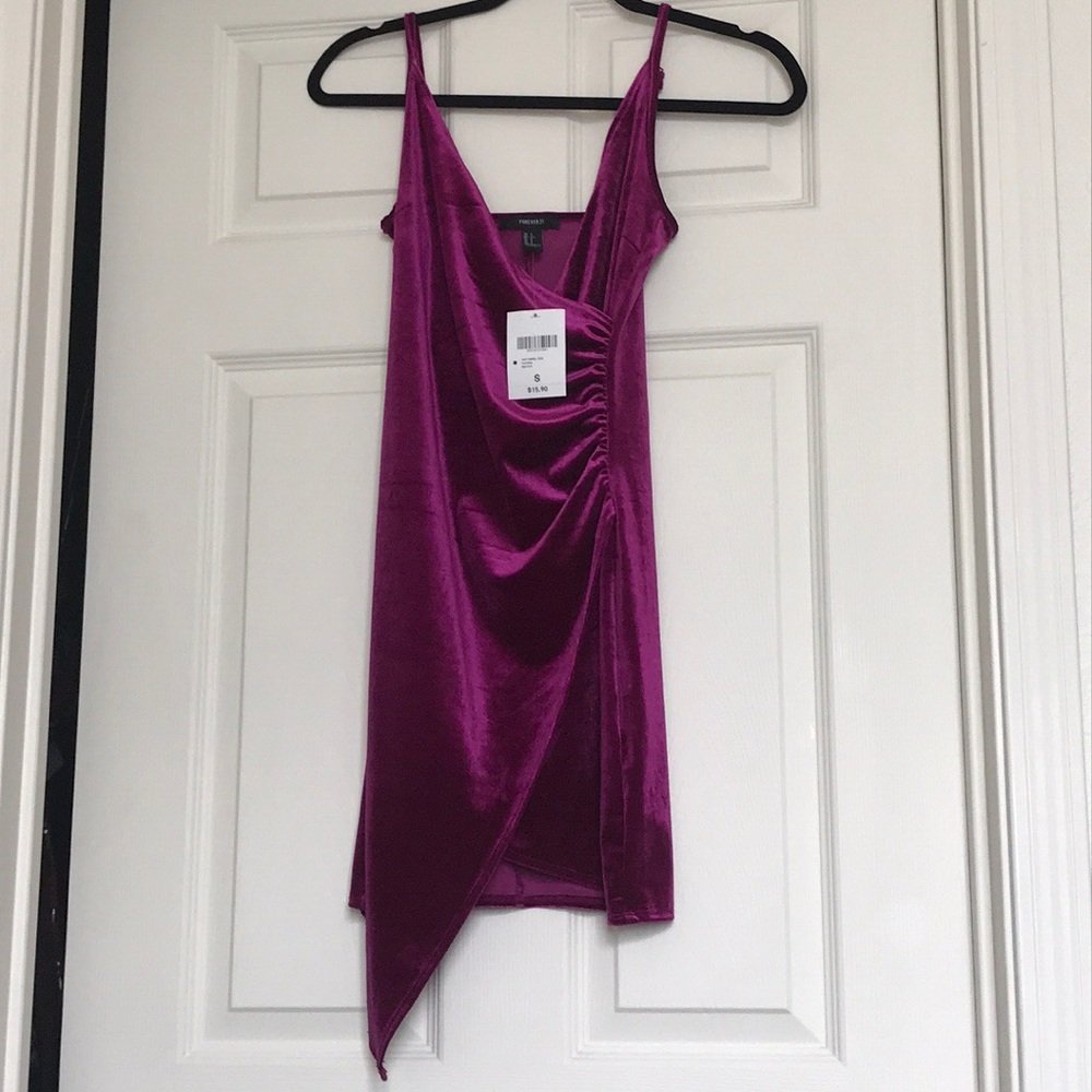 A mini dress